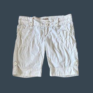 Paris Blue Y2K White Shorts Size 7